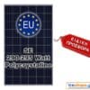 290 watt - 295 watt φωτοβολταικό πάνελ Ευρωπαϊκό