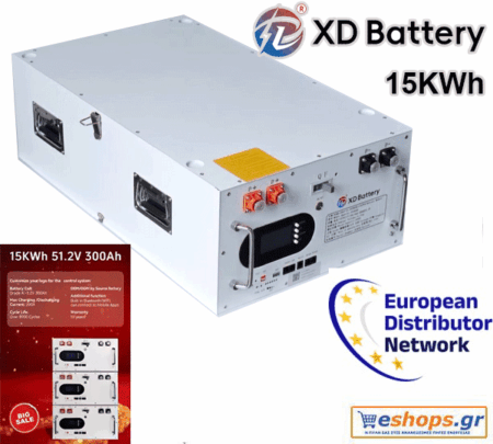 XD BATTERY Lifepo4 15kwh Europe 300Ah 15.36KWH rack mounted lifepo4 για φωτοβολταϊκό - Μπαταρίες Λιθίου LiFePO4 eshops.gr